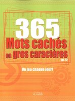 365 mots cachés en gros caractères 12
