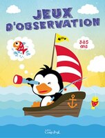 Jeux d'observation (3 à 5 ans) - Pingouin