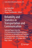 ISBN 9783030961954 product image for Reliability And Statistics In Transportation And Communication: Selected Papers  | upcitemdb.com