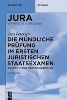 Die mündliche Prüfung im ersten juristischen Staatsexamen
