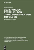 Beziehungen Zwischen Den Grundbegriffen Der Topologie