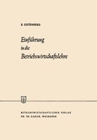 Einführung In Die Betriebswirtschaftslehre
