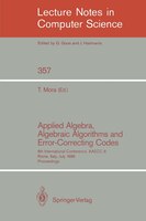 Applied Algebra, Algebraic Algorithms and Error-Correcting Codes: 6th International Conference, AAECC-6, Rome, Italy, July 4-8, 19