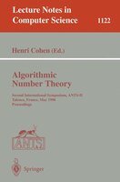 Algorithmic Number Theory: Second International Symposium, ANTS-II, Talence, France, May 18 - 23, 1996, Proceedings