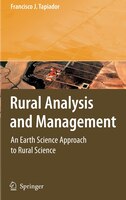 Rural Analysis and Management: An Earth Science Approach to Rural Science