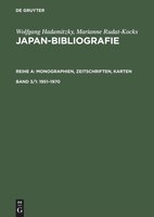 Japan-Bibliografie, Band 3/1, Japan-Bibliografie (1951-1970)
