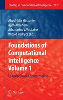 Foundations Of Computational Intelligence: Volume 1: Learning and Approximation