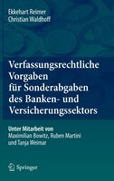 Verfassungsrechtliche Vorgaben Für Sonderabgaben Des Banken- Und Versicherungssektors