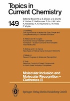 Molecular Inclusion and Molecular Recognition - Clathrates II