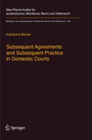 ISBN 9783662572153 product image for Subsequent Agreements and Subsequent Practice in Domestic Courts | upcitemdb.com