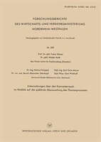 Untersuchungen über den Konverterrauch im Hinblick auf die spektrale Überwachung des Thomasprozesses