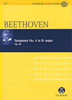 Symphony No. 4 In B-flat Major, Op. 60: Eulenburg Audio+score Series, Vol. 87 Study Score/cd Pack