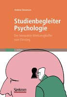 Stevenson, Studying Psychology: Der kompakte Werkzeugkoffer zum Einstieg