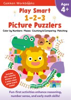 Play Smart 1-2-3 Picture Puzzlers Age 4+: At-home Activity Workbook