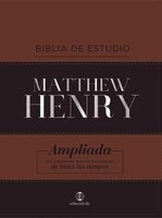 Rvr Biblia De Estudio Matthew Henry, Leathersoft, Clásica, Con Índice