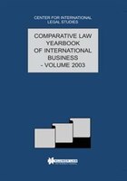 Comparative Law Yearbook Of International Business: Volume 25