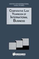 Comparative Law Yearbook Of International Business 2000 Vol 24