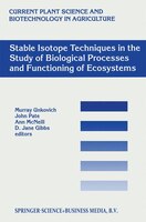 Stable Isotope Techniques in the Study of Biological Processes and Functioning of Ecosystems