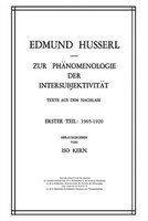 Zur Phänomenologie der Intersubjektivität: Texte aus dem Nachlass Erster Teil: 1905-1920