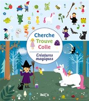 J'observe et je colle creatures magiques