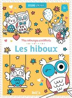 Coloriages scintillants -les hiboux