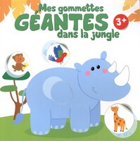 Mes gommettes géantes dans la jungle 3 +