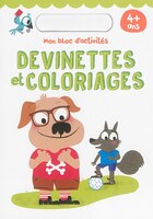 Devinettes et coloriages 4 ans +