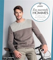 Les essentiels hommes : 13 modèles à tricoter dans 2 qualités de