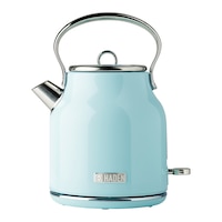 Heritage 1.7 Liter (7 Cup) Stainless Steel Electric Kettle, Turquoise