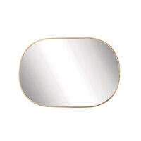 BRASS OVAL MIRROR