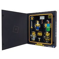 Roblox Action Collection - 15th Anniversary Gold Collector's Set Figures 4pk (Includes Exclusive Virtual Item)