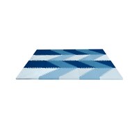 Playspot Geo Foam Floor Tiles, Blue Ombre