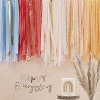 Ceiling Steamers, Muted Pastel Rainbow Ceiling Steamers, Muted Pastel Rainbow