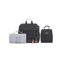 Storksak St. James Convertible Backpack Diaper Bag - Black Scuba Storksak St. James Convertible Backpack Diaper Bag - Black Scuba