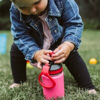 Lil Chill Kids Insulated Stainless Steel Water Bottle, Pink