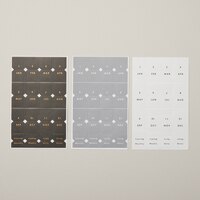 SET OF 48 MONTHLY TAB STICKERS