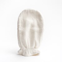 Bamboo Wash Mitt, White
