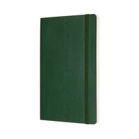 Moleskine Notebook, Large, Squared, Myrtle Green, Soft Cover (5 X 8.25) - (Hardcover)