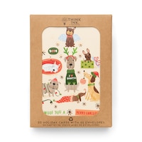 HAPPY HOWLIDAYS HOLIDAY CARDS 20 COUNT