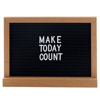 DOUBLE SIDED FELT LETTER BOARD - BLACK