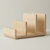 SCANDI STYLE WOOD FILE SORTER