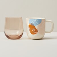 FLORAL COFFEE & WINE SET