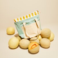 TOTE WITH REMOVABLE COOLER BAG PISTACHIO
