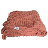 House of Jude Piccola Waffle Blanket Cinnamon