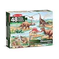 Melissa & Doug Dinosaurs Jumbo Jigsaw Floor Puzzle - 48 Pieces 2 x 3 feet)