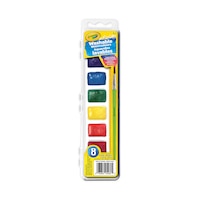 Crayola Washable Watercolour Paints, 8 Count