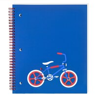 SPIRAL NOTEBOOK COLLEGE RULED - BIKE