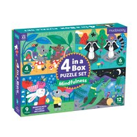 Mindful, 4 pc, 6 pc, 9 pc, 12 pc Puzzle (4 in a Box)