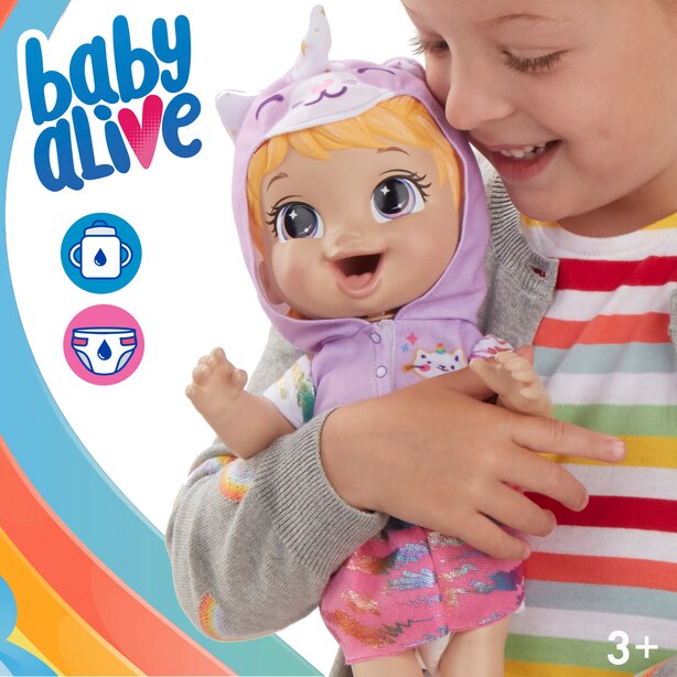 Baby Alive Bebe Mini Licorne Licorne Accessoires Boit Et Fait Pipi Cheveux Blonds Pour Enfant De Baby Alive Jouets Www Chapters Indigo Ca