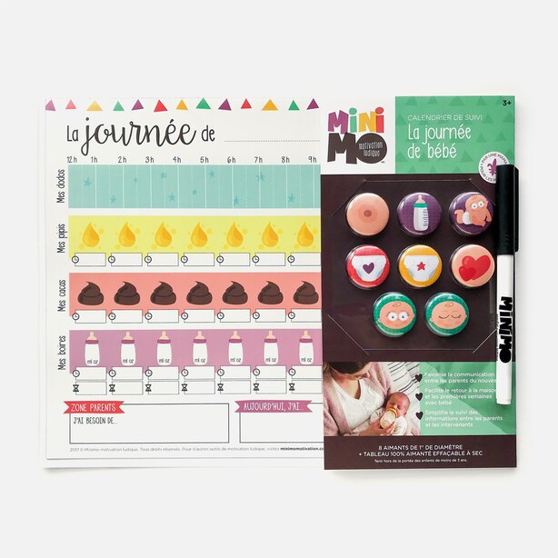 Calendrier De Suivi La Journee De Bebe De Minimo Articles Cadeau Www Chapters Indigo Ca